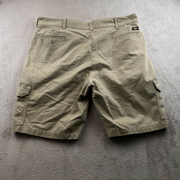 Dickies Mens Cargo Shorts Size 42 Lot Of Two Flex Outdoors Casual Tan Gray - Picture 6 of 16